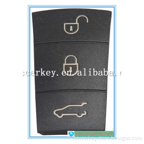 Top quality key case or cover for peugeot key shell 3 Button Remote Rubber Pad